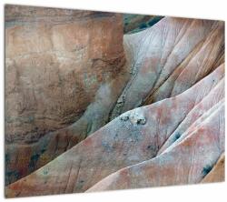 Mivali Tablou pe sticlă cu pietre, Brzce Canyon, dintr-o bucată 70x50 cm pe sticlă (V021522V7050GD)