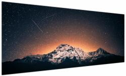 Mivali Tablou cu cerul nocturn cu munți, dintr-o bucată 250x125 cm (V021206V250125)