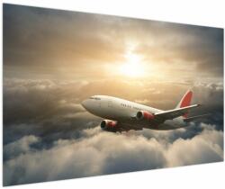 Mivali Tablou - Avion în nori, dintr-o bucată 150x100 cm (V022327V150100)