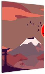 Mivali Tablou - Ilustrație a Muntelui Fuji, dintr-o bucată 50x70 cm (V023534V5070)