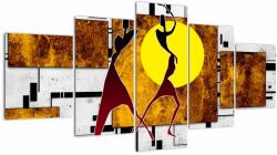 Mivali Tablou cu pictură epochală străveche, din cinci bucăți 150x80 cm (V022057V150805PCS)