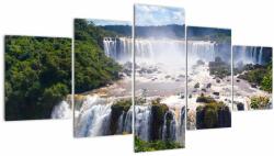 Mivali Tablou cu cascadele Iguass, din cinci bucăți 150x80 cm (V021163V150805PCS)
