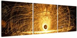 Mivali Tablou - Disc luminos, din trei bucăți 120x40 cm (V022645V12040)