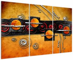 Mivali Tablou abstacției - Panete, din trei bucăți 120x80 cm (V022067V120803PCS)