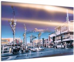 Mivali Tablou cu strada în Las Vegas, dintr-o bucată 90x60 cm (V020567V9060)