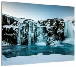 Mivali Tablou cu cascade înghețate, dintr-o bucată 70x50 cm (V020230V7050)