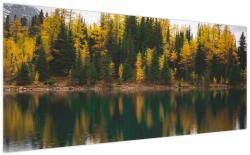 Mivali Tablou cu lac de pădure, dintr-o bucată 200x100 cm (V020235V200100)