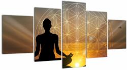 Mivali Tablou cu meditație, din cinci bucăți 150x80 cm (V022136V150805PCS)