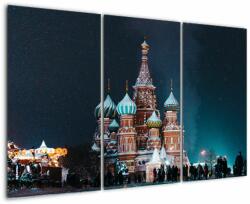 Mivali Tablou construcției din Rusia, din trei bucăți 120x80 cm (V021374V120803PCS)