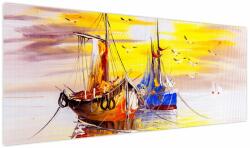 Mivali Tablou - Pictură barcă, dintr-o bucată 145x58 cm (V023844V14558)