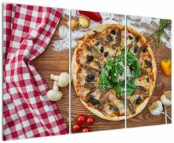 Mivali Tablou cu pizza, din trei bucăți 120x80 cm (V021239V120803PCS)