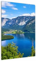 Mivali Tablou - Lacul Hallstatt, Hallstatt, Austria, dintr-o bucată 50x70 cm (V023078V5070)