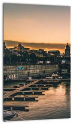 Mivali Tablou - orașul port, dintr-o bucată 20x30 cm (V020226V2030)