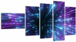 Mivali Tablou - Spațiu neon, din cinci bucăți 110x60 cm (V023032V11060)