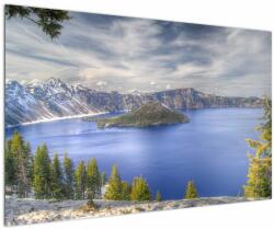 Mivali Tablou lacul montan, dintr-o bucată 120x80 cm (V020644V12080)