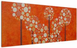 Mivali Tablou - Pădurea portocalie, dintr-o bucată 120x50 cm (V022538V12050)