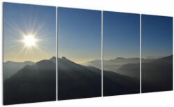 Mivali Tablou - Deasupra vârfurilor de munți, din patru bucăți 160x80 cm (V021314V16080)