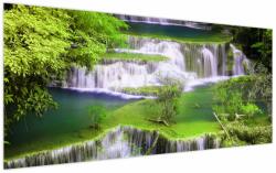 Mivali Tablou - Cascada Huay Mae Khamin, Kanchanaburi, Thailanda, dintr-o bucată 120x50 cm (V023679V12050)