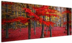 Mivali Tablou - Pădurea roșie, dintr-o bucată 145x58 cm (V023579V14558)