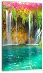 Mivali Tablou - Cascada, Lacurile Plitvice, Croația, dintr-o bucată 20x30 cm (V022939V2030)