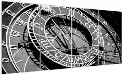 Mivali Tablou - Ceasul Astronomic, Praga, Republica Cehă, din patru bucăți 160x80 cm (V023447V16080)