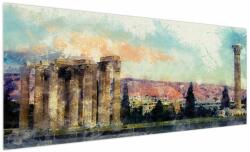 Mivali Tablou - Acropole, Atena, Grecia, dintr-o bucată 250x125 cm (V022915V250125)