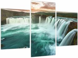Mivali Tablou - Cascade, din trei bucăți 90x60 cm (V023739V90603PCS)
