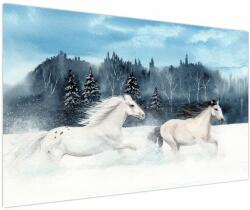 Mivali Tablou cu caii pictați, dintr-o bucată 150x100 cm (V022182V150100)