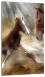 Mivali Tablou - Bine ai venit, căluțul mic, dintr-o bucată 20x30 cm (V021456V2030)