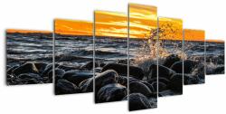 Mivali Tablou cu mare, din șapte bucăți 210x100 cm (V020259V210100)