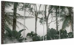 Mivali Tablou - Jungla în ceața dimineții, din patru bucăți 160x80 cm (V022900V16080)