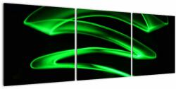 Mivali Tablou - valuri neon, din trei bucăți 120x40 cm (V020579V12040)