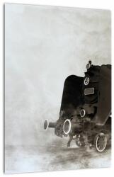 Mivali Tablou - Tren în ceață, dintr-o bucată 30x40 cm (V021961V3040)