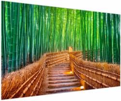 Mivali Tablou - Pădure de bambus japoneză, dintr-o bucată 150x100 cm (V022360V150100)