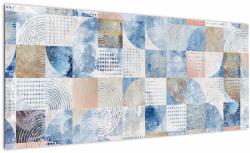 Mivali Tablou - figuri geometrice pe perete, dintr-o bucată 100x40 cm (V022879V10040)
