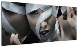 Mivali Tablou cu femeie și panglică, dintr-o bucată 100x40 cm (V021278V10040)