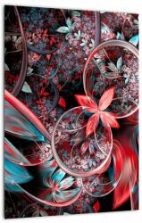 Mivali Tablou abstract cu flori exotice, dintr-o bucată 30x40 cm (V022145V3040)