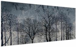 Mivali Tablou - Siluetă copac și frunze, dintr-o bucată 200x100 cm (V024057V200100)