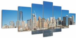 Mivali Tablou - Manhattan în New York, din șapte bucăți 210x100 cm (V021213V210100)