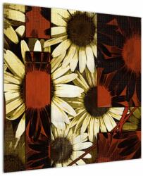 Mivali Tablou cu flori, dintr-o bucată 70x70 cm (V022270V7070)