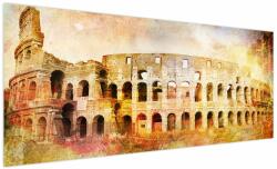 Mivali Tablou - Pictură digitală, Colosseum, Roma, Italia, dintr-o bucată 250x125 cm (V023160V250125)