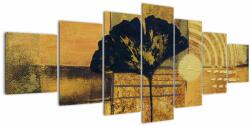 Mivali Tablou - Frunza ginkgo, din șapte bucăți 210x100 cm (V023230V210100)