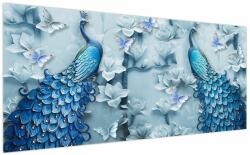 Mivali Tablou cu păuni, dintr-o bucată 200x100 cm (V022311V200100)