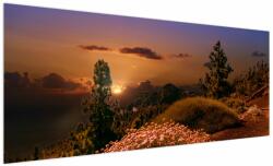 Mivali Tablou naturii cu apus de soare, dintr-o bucată 250x125 cm (V020383V250125)