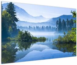 Mivali Tablou cu lac montan, dintr-o bucată 120x80 cm (V021910V12080)