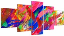 Mivali Tablou - Abstract colorat, din cinci bucăți 150x80 cm (V022527V150805PCS)