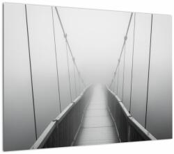 Mivali Tablou pe sticlă - Pod spre necunoscut, dintr-o bucată 70x50 cm pe sticlă (V023364V7050GD)