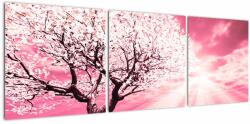 Mivali Tabloul cu pomul roz, din trei bucăți 120x40 cm (V020096V12040)