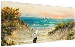 Mivali Tablou - Plaja cu nisip, dintr-o bucată 120x50 cm (V022996V12050)