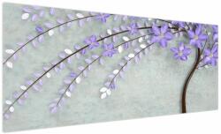 Mivali Tablou - ploaie violetă, dintr-o bucată 250x125 cm (V021302V250125)